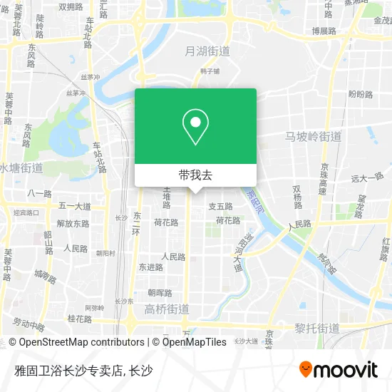 雅固卫浴长沙专卖店地图