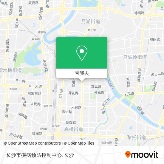 长沙市疾病预防控制中心地图