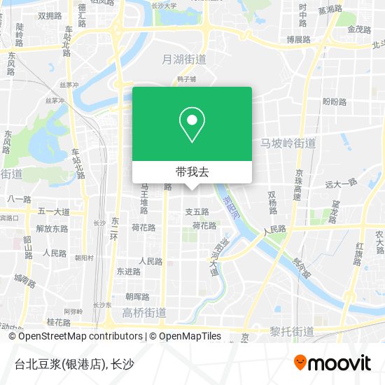 台北豆浆(银港店)地图