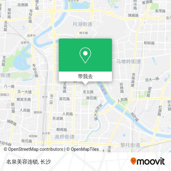 名泉美容连锁地图