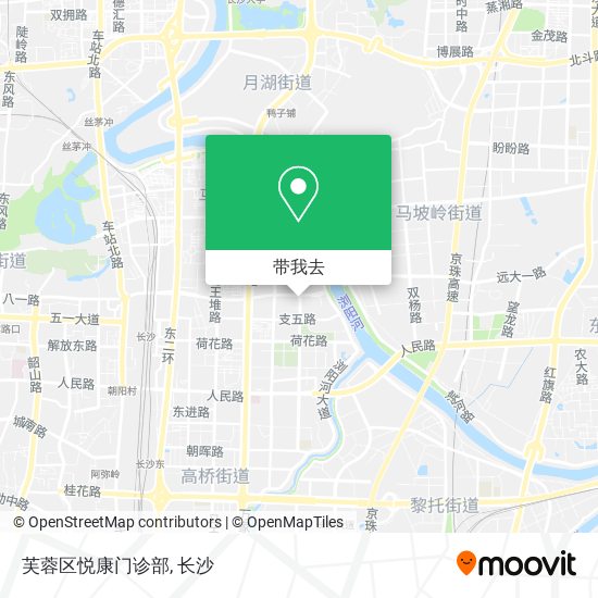 芙蓉区悦康门诊部地图