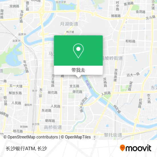 长沙银行ATM地图