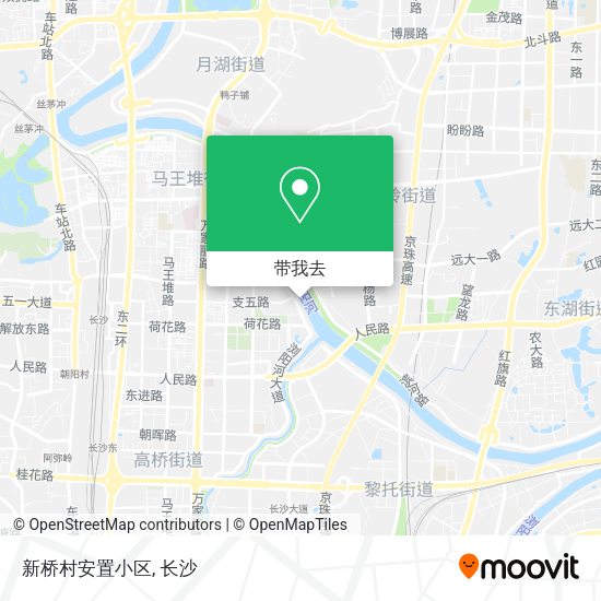 新桥村安置小区地图