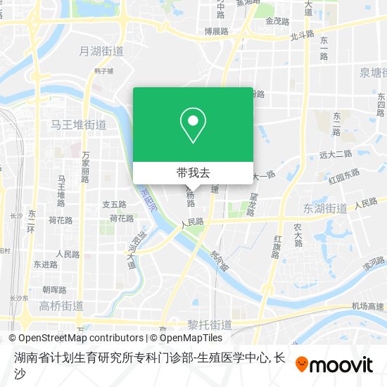 湖南省计划生育研究所专科门诊部-生殖医学中心地图