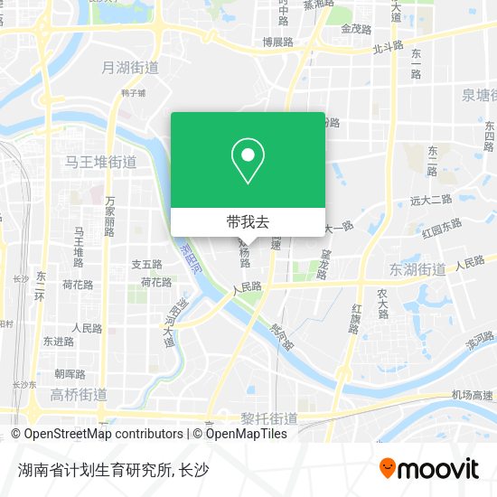 湖南省计划生育研究所地图
