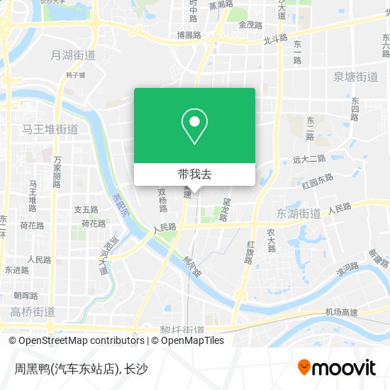 周黑鸭(汽车东站店)地图