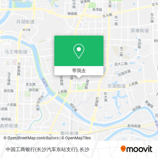 中国工商银行(长沙汽车东站支行)地图