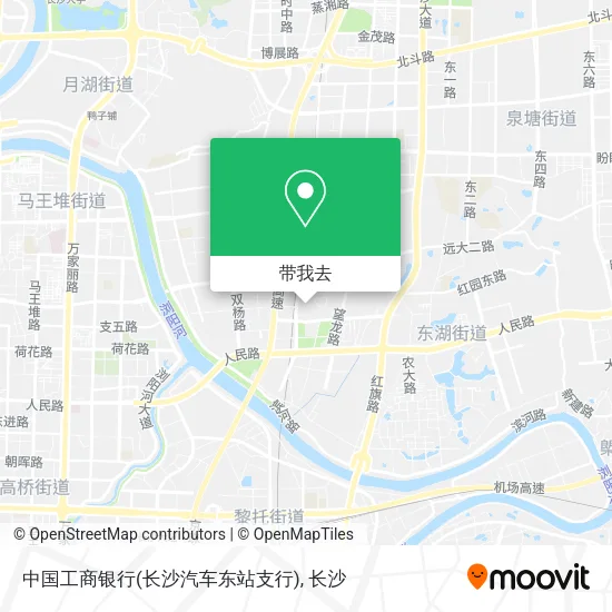 中国工商银行(长沙汽车东站支行)地图