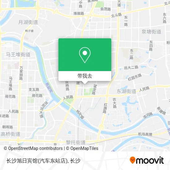 长沙旭日宾馆(汽车东站店)地图