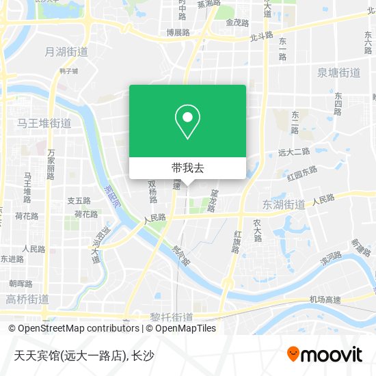 天天宾馆(远大一路店)地图