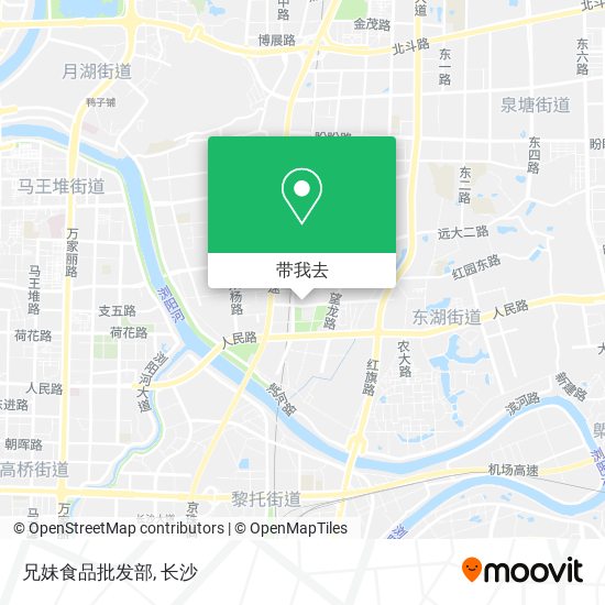 兄妹食品批发部地图