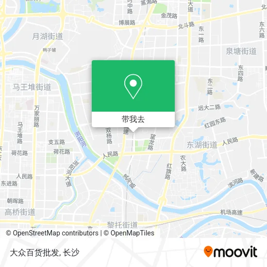 大众百货批发地图