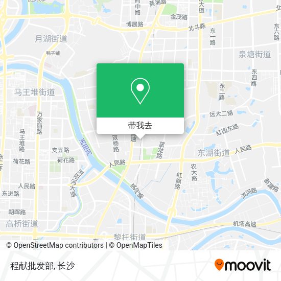 程献批发部地图