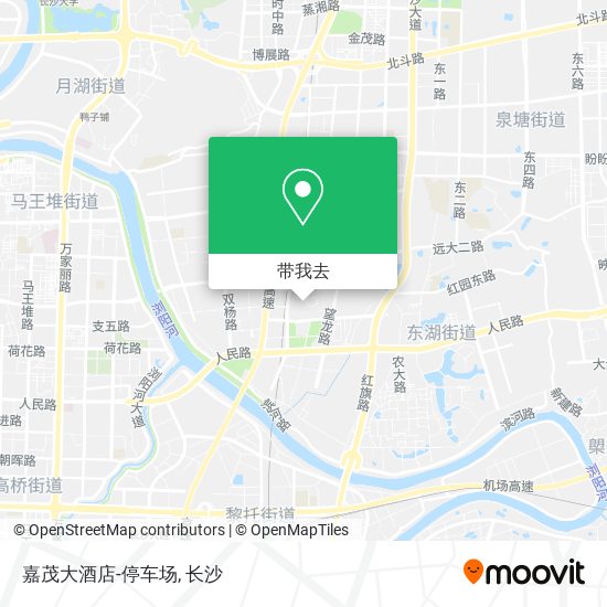 嘉茂大酒店-停车场地图