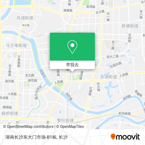 湖南长沙东大门市场-B1栋地图