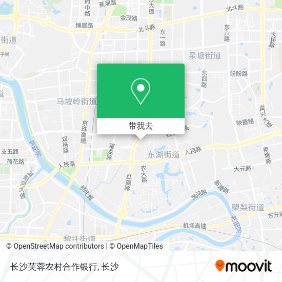 长沙芙蓉农村合作银行地图