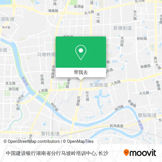 中国建设银行湖南省分行马坡岭培训中心地图