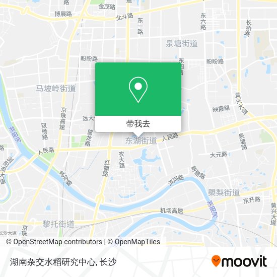 湖南杂交水稻研究中心地图