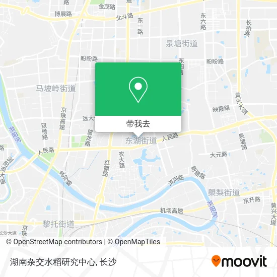 湖南杂交水稻研究中心地图
