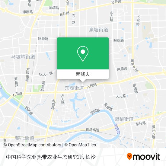 中国科学院亚热带农业生态研究所地图