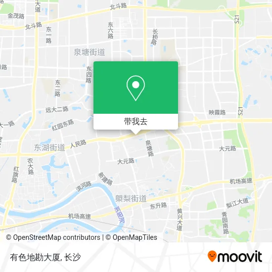 有色地勘大厦地图