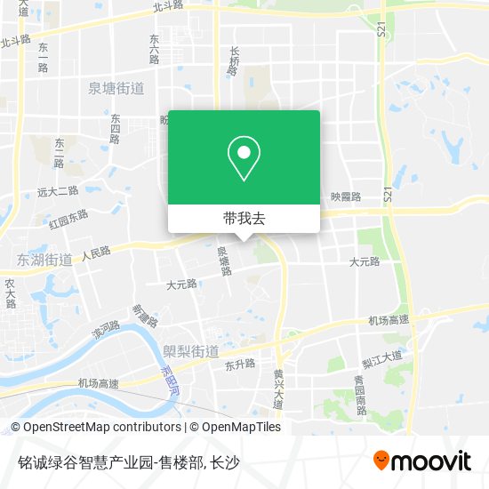 铭诚绿谷智慧产业园-售楼部地图