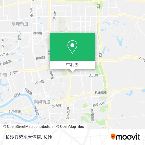 长沙县紫东大酒店地图