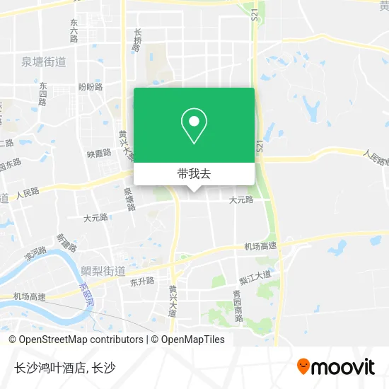 长沙鸿叶酒店地图