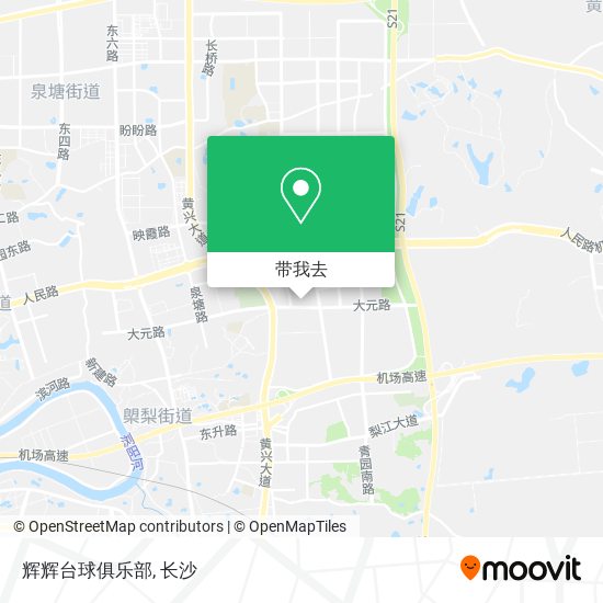 辉辉台球俱乐部地图