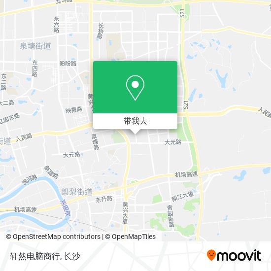 轩然电脑商行地图