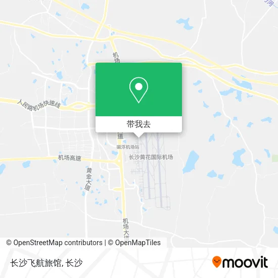 长沙飞航旅馆地图