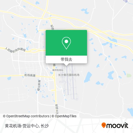 黄花机场-货运中心地图