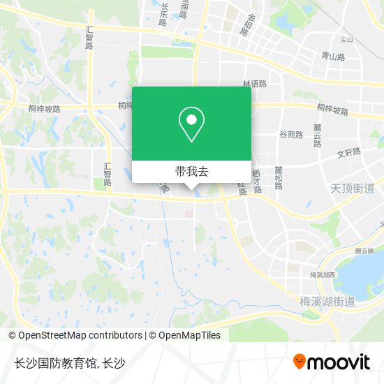 长沙国防教育馆地图