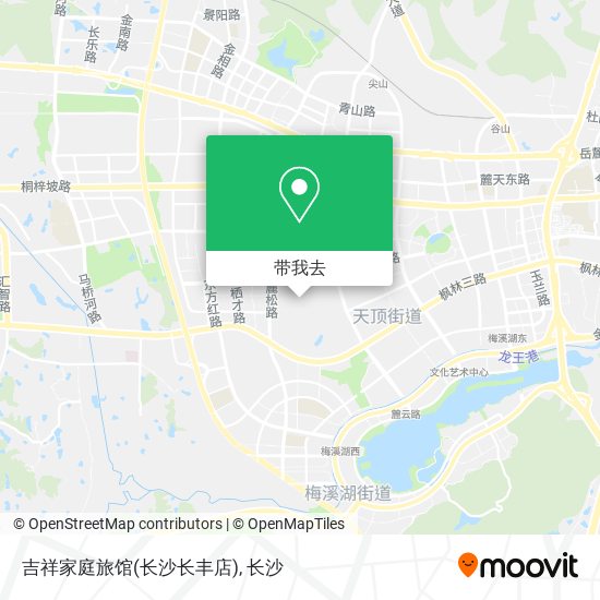 吉祥家庭旅馆(长沙长丰店)地图