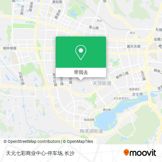 天元七彩商业中心-停车场地图