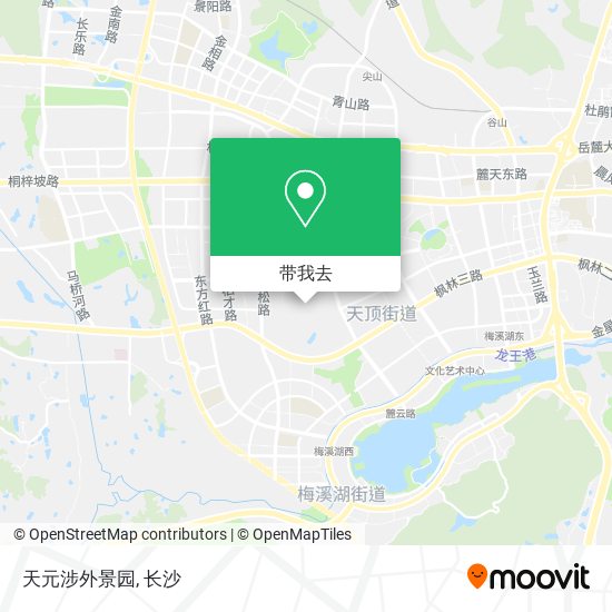 天元涉外景园地图