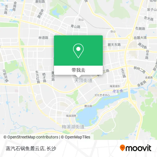 蒸汽石锅鱼麓云店地图