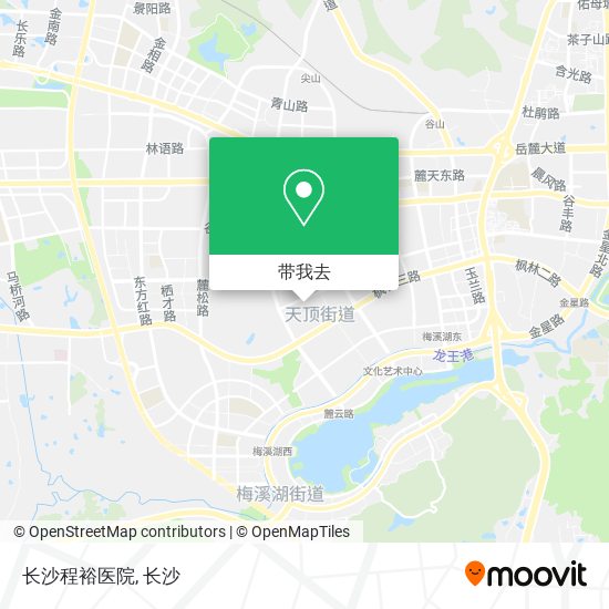 长沙程裕医院地图