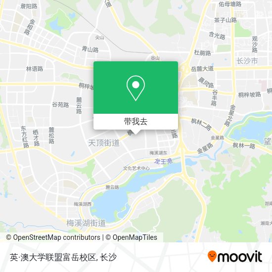 英·澳大学联盟富岳校区地图