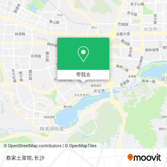 蔡家土菜馆地图