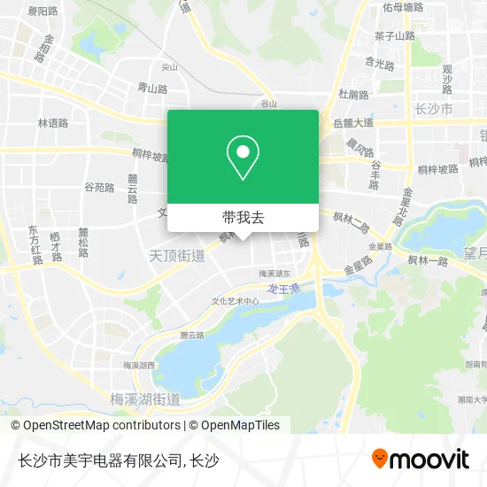 长沙市美宇电器有限公司地图