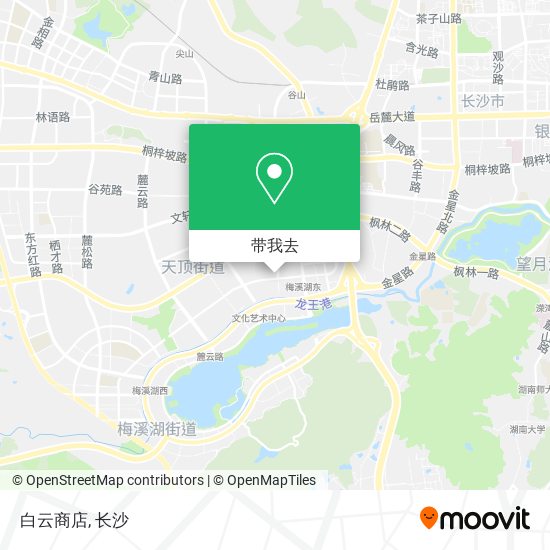 白云商店地图