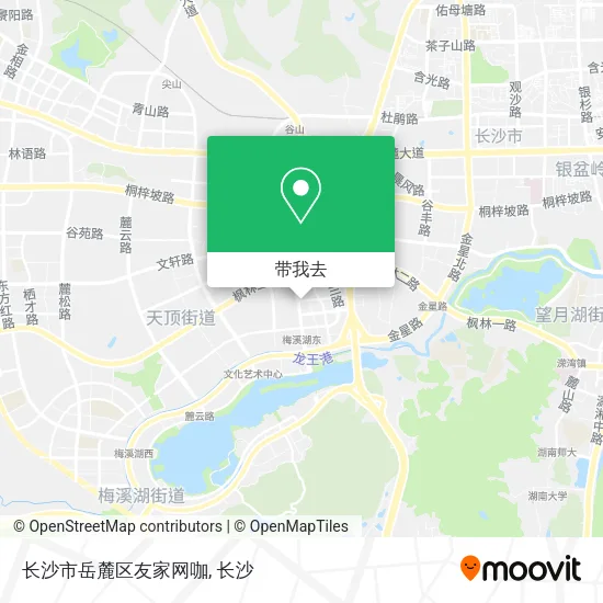 长沙市岳麓区友家网咖地图
