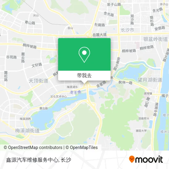 鑫源汽车维修服务中心地图