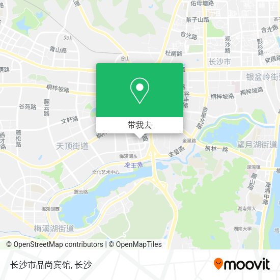 长沙市品尚宾馆地图