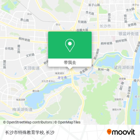长沙市特殊教育学校地图