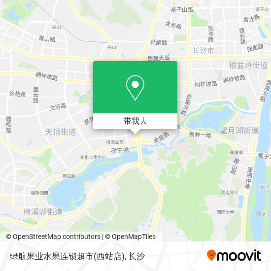 绿航果业水果连锁超市(西站店)地图