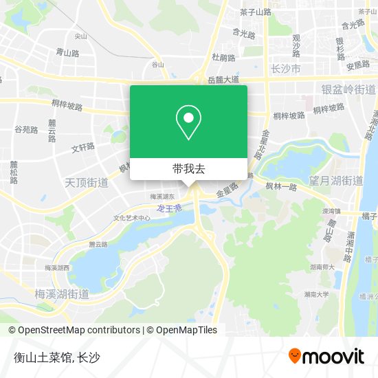 衡山土菜馆地图
