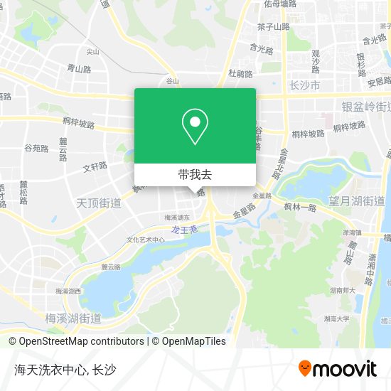 海天洗衣中心地图