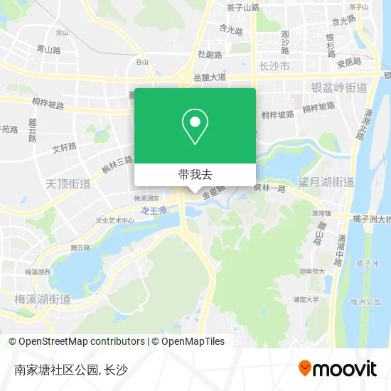 南家塘社区公园地图